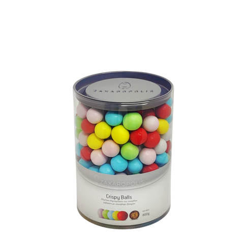 CRISPY BALLS ΓΥΑΛΙ ΜΙΞ συσκ. 4Kg 11,30€/Kg, συσκ. 800gr 11,50€