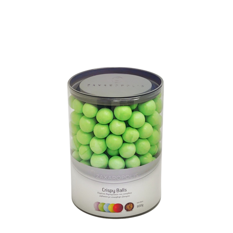CRISPY BALLS ΓΥΑΛΙ ΛΑΧΑΝΙ συσκ. 4Kg 11,30€/Kg, συσκ. 800gr 11,50€