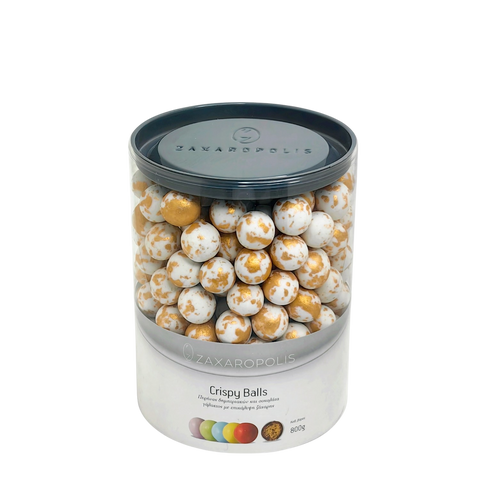 CRISPY BALLS ΠΙΤΣΙΛΩΤΟ ΡΟΖ ΧΡΥΣΟ συσκ. 4Kg 11,30€/Kg, συσκ. 800gr 11,50€