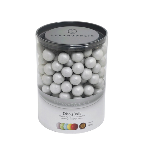 CRISPY BALLS ΠΕΡΛΕ ΛΕΥΚΟ συσκ. 4Kg 11,30€/Kg, συσκ. 800gr 11,50€