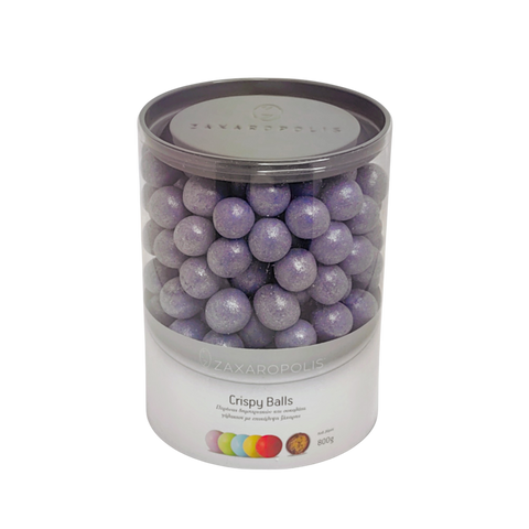 CRISPY BALLS ΠΕΡΛΕ ΛΙΛΑ συσκ. 4Kg 11,30€/Kg, συσκ. 800gr 11,50€