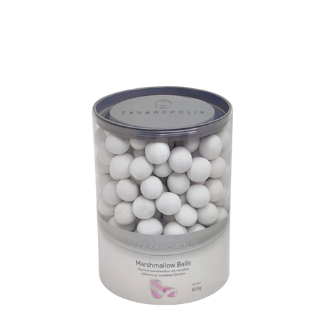 MARSHMALLOW BALLS ΛΕΥΚΟ συσκ. 4Kg 13€/Kg, συσκ. 800gr 13,50€