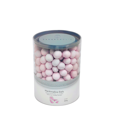 MARSHMALLOW BALLS ΡΟΖ συσκ. 4Kg 13€/Kg, συσκ. 800gr 13,50