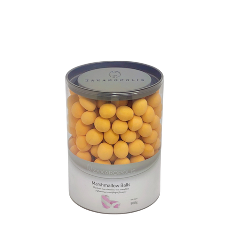 MARSHMALLOW BALLS ΠΟΡΤΟΚΑΛΙ συσκ. 4Kg 13€/Kg, συσκ. 800gr 13,50